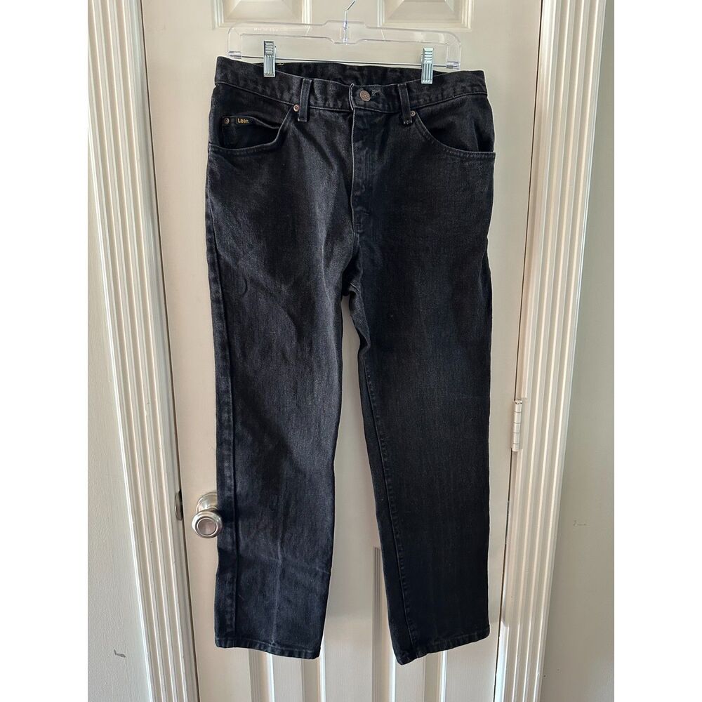Vintage 90s Lee Black Jeans Made in USA